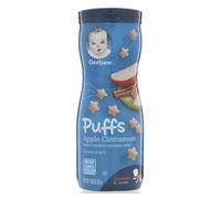 Gerber, Puffs Cereal Snack, 8+ Months, Apple Cinnamon, 42g
