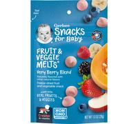 Gerber, Snacks for Baby, Fruit & Veggie Melts, 8+ Months, Very Berry Blend, 1 oz (28 g)
