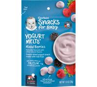 Gerber, Snacks for Baby, Yogurt Melts, 8+ Months, Mixed Berries, 1 oz (28 g)