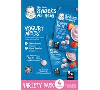 Gerber, Snacks for Baby, Yogurt Melts, 8+ Months, Variety Pack, 4 Pack, 1 oz (28 g) Each