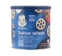 Gerber, Teether Wheels, Crawler, 8+Months, Apple Harvest, 42 g