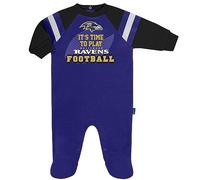 Gerber Unisex Baby NFL Footed Sleep and Play Toddler Sleeper, Team Colour, 6-9 Months