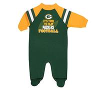 Gerber Unisex Baby Standard NFL Footed Sleep and Play, Team Color, 6-9 Months