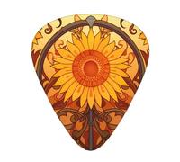 Gerbera with Ripple guitar pick set, 3 different thicknesses, 12 pieces for a variety of instruments