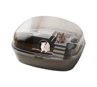 Gerbil Cage, Hamster Cages and Habitats, Small Animal Fun and Interactive House Cage, Spacious Habitat, Includes Balance Wheel for Active Play, Easy to Clean Design Ensures Safety