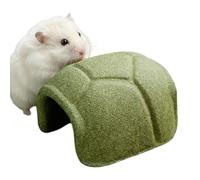 Gerbil Chew Toys - Turtle Shell Cave Natural House Hamster Chew Toys for Chewing and Playing Chinchillas Gerbils Small Animals Caged Boredom