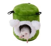 Gerbil Furry Shelter Soft Bed Plush Habitat Soft Bed for Hamster Cage Acessories Chinchilla House