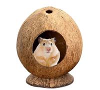 Gerbil House - 13.5 x 12 cm Hamster Shelter - Anti-Bite Cage with Anti-Tipping Base Cave for Enriching Environment of Pets such as Gerbils Hedgehogs Chinchillas