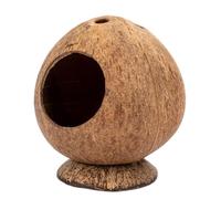 Gerbil House, 5.3 x 4.7 inches Hamster Cage, Chew-Proof Enclosure with Anti-Tip Base Cave Habitat Enrichment for Pet Gerbil Hedgehog Chinchilla