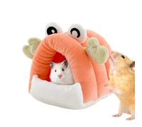 Gerbil House | Small Animal Nest House Shed Hut | Full-Coverage Crab Shaped Bedding Shed Playroom Bedroom for Chinchilla Bunny Gerbil Ferret
