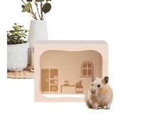Gerbil House Wooden Enrichment Pet Supplies