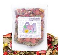 Gerbil Litter | 100g Dried Flower Paper Litter for Small Animals | Odour Control Moisture Absorption Scented Mat | for Cats, Hens, Ferret Habitat