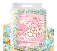 Gerbil Litter - 22 cm Hamster Fluff, Natural Paper Litter, Soft Small Animal Material, Odour-Inhibiting Litter Provides Breathable Comfort Support for Pets Resting | Gentle