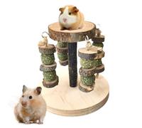 Gerbil Toys - Wooden Natural Teething Treats,Hamster Cage Accessories - for Teeth Grinding Mice Gerbil Chinchilla Dwarf Pet Indoor Home