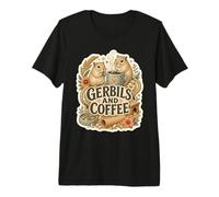 Gerbils and Coffee Cozy Morning Premium T-Shirt
