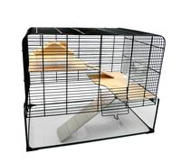 Gerbils Dwarf Rat Syrian Hamster Glass Cage Gerbilarium Small Pets - The Savoy