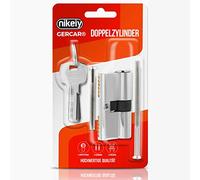 GERCAR Profile Cylinder Lock Cylinder Lock 35/35 Knob Cylinder Door Lock with 5 Keys Single Length 70 mm A:35 B 35 Set of 1