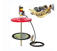 GerCxxly Pneumatic Grease Pump For Large Drums,High Pressure Air Grease Gun With 16ft Long Oil Pipe,0.85L/Min Discharge, Pressure Ratio 50:1