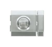 Gerda High Security and Surface Mounted Door Lock Home Office Shop 4 Keys G1000 (Polished Chrome)