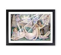 Gerda Wegener A Summers Day Framed Print | A2 Oak Framed Wall Art | Ready to Hang | Modern Nature Picture | Living Room Bedroom Lounge Office
