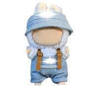 GerdfeiTawtab Clothes Fit for LABUBU Doll, Fashion Doll Clothes Outfit Set Cute Theme Designer Toys Dress Accessories for Collector Fans Display (G Blue Set)