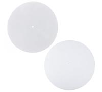 Gereiny 3MM Thick Anti-Static Felt Platter Turntable Mat Anti-Vibration Slipmat Audiophi White