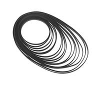 Gereiny Replaced Turntable Belt Rubber Flat Drive Belt for Record Player Walkman DVD Repeater 4mm Wide Replacement