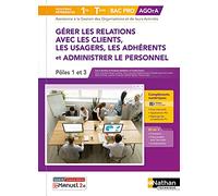 Gérer les relations avec les clients et administrer le personnel 1re/Term BPRO - Livre + lic élève