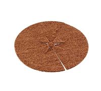 Gereton Coco Coir Mulch Rings Mat, Round Coco Fiber Mat Fibers Mulch Tree Protector Mat, Coco Liner Mulch Mat For Indoor Outdoor Potted Plants