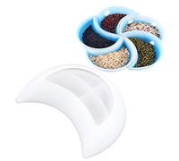 Gereton Moon Tray Resin Molds, Moon Shaped Dish Tray Silicone Mold, Fruit Tray Epoxy Resin Moulds, Suitable for Jewelry Storage Plate or Jewelry Tray, 11.7x7x2.7cm