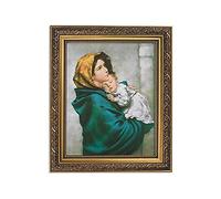 Gerffert 1home Framed Artwork, Polystyrene Glass Cardstock, Ferruzzi-Madonna of The Streets, 13L x 11W
