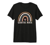 Geriatric Nurse Boho Rainbow Nurse Premium T-Shirt