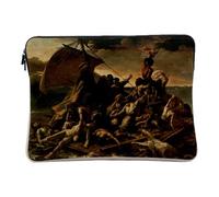 Gericault Le Raft de La Meduse Painting Romanticism Computer and Tablet Case Linen Look 12-13 Inches Protective Laptop Sleeve Printed in France