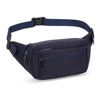 GERIINEER Bumbag Fanny Pack for Women Men Waterproof Waist Pack with 5 Zipped Pockets Bum Waist Bag for Dog Walking Climbing Hiking Travel Outdoor Sport