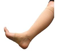 GeriLeg Prevent Products, Inc Elderly Leg Skin Protector, Thin Skin Tear & Bruise Protective Leg Sleeve - Made in USA (Large/Beige)