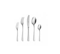 Gerlach 1760 Cutlery Set Stainless Steel 6 People 30 Pieces Cutlery Set Dishwasher Safe Rustproof Knife Fork Spoon Shiny Cutlery Mango