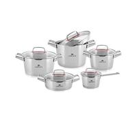 Gerlach Superior Stainless Steel Saucepan Set, Induction Pots Set, Induction Cookware, Set of 5