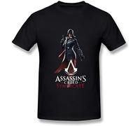 Gerlernt Men's Assassin's Creed Syndicate Evie Frye T Shirt Size 3XL Black