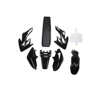 GERLJ Motorbike Rear Fender 8Pcs 50Cc 110Cc 125Cc 140Cc Plastic 4-Stroke Crf50 for Pit for Off-Road Bike for Set Mudguard for Seat Motorcycle Kits Black