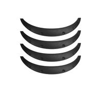 GERLJ wheel eyebrow 4pcs 2" Car Wheel Mudguard Flares Wheel Arch Protector Cover Trim Universal Auto Tyre Eyebrow Trim Strip Stick