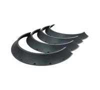 GERLJ wheel eyebrow 4Pcs/Set Universal Flexible Mudguard Flare Wheel Eyebrow Mudguard Wheel Arch Protector Widened Decorative