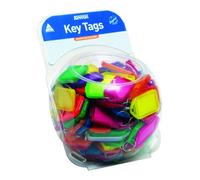 Kevron 74x38mm Jumbo Key / Identification tag Assorted Tub of 70