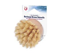 Gerlon Wooden Dish Brush Refill - Standard Size 7 x 7 x 4 cm, Wood