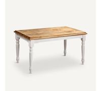 Germaine Solid Pine Oblong Table solid white pine/wax
