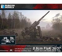 German 8.8cm Flak 36/37 AA/AT Gun with SdAh 202 & Crew