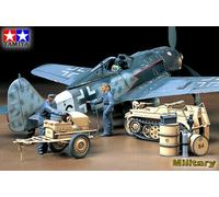 German Aircraft Power Supply Unit & Kettenkraftrad 1:48 Plastic Model Kit TAMIYA