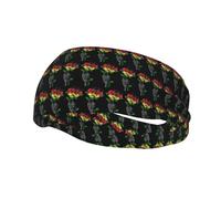 German American Flag Headbands for Women and Men | Breathable Fabric Keeps You Cool, Sweat Control Ensures Comfort, Stylish Fit For Running, Gym, And Yoga