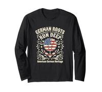 German-American Heritage Root Run Deep Ancestry Family Tree Long Sleeve T-Shirt