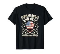 German-American Heritage Root Run Deep Ancestry Family Tree T-Shirt