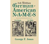 German-American Names. 3rd Edition
